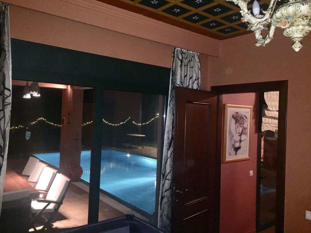 4-Seasons Pool Villa Near Meteora Tríkala Buitenkant foto