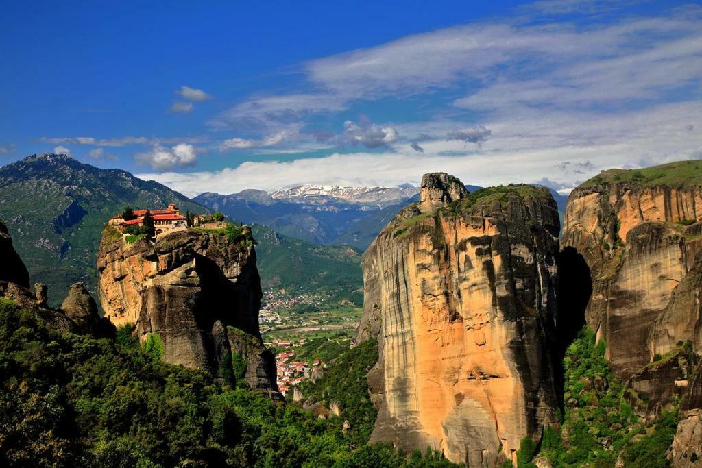 4-Seasons Pool Villa Near Meteora Tríkala Buitenkant foto