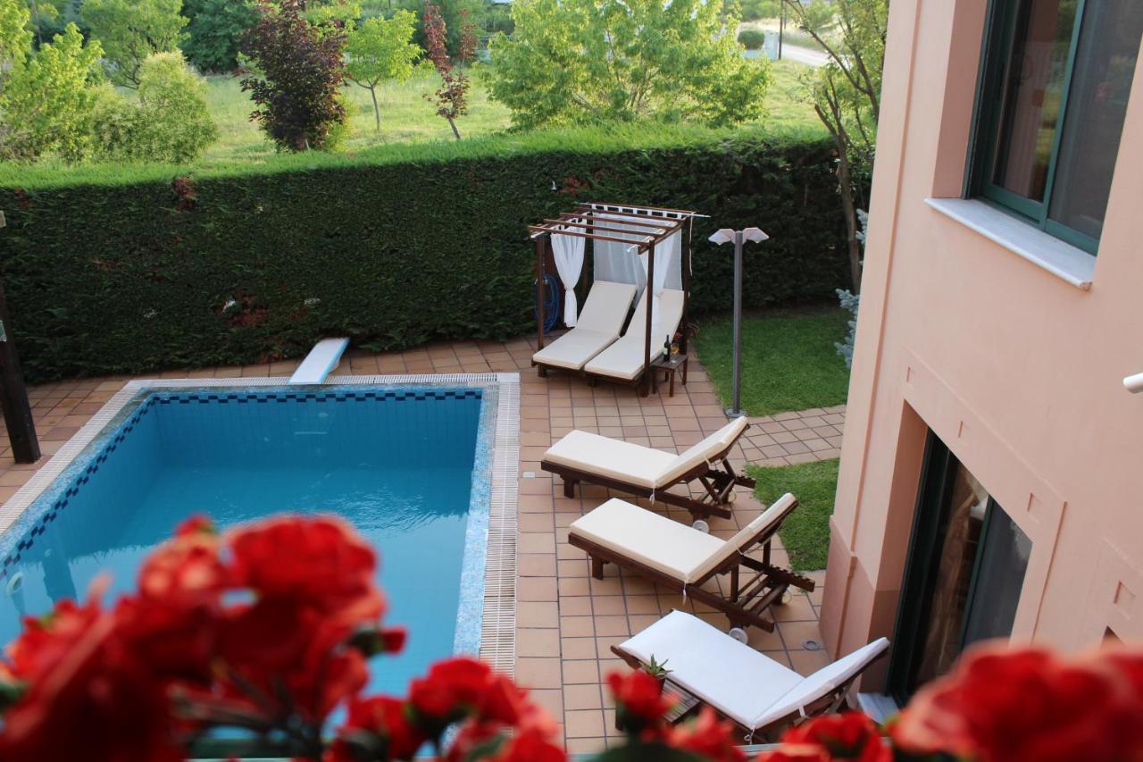 4-Seasons Pool Villa Near Meteora Tríkala Buitenkant foto